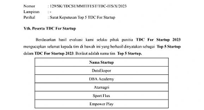 TDC Business Competition